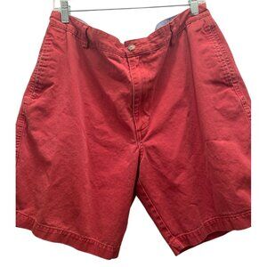Vintage Chaps Mens Shorts Sz 36 Red Chino Beachy Nautical Outdoorsy Preppy Comfy